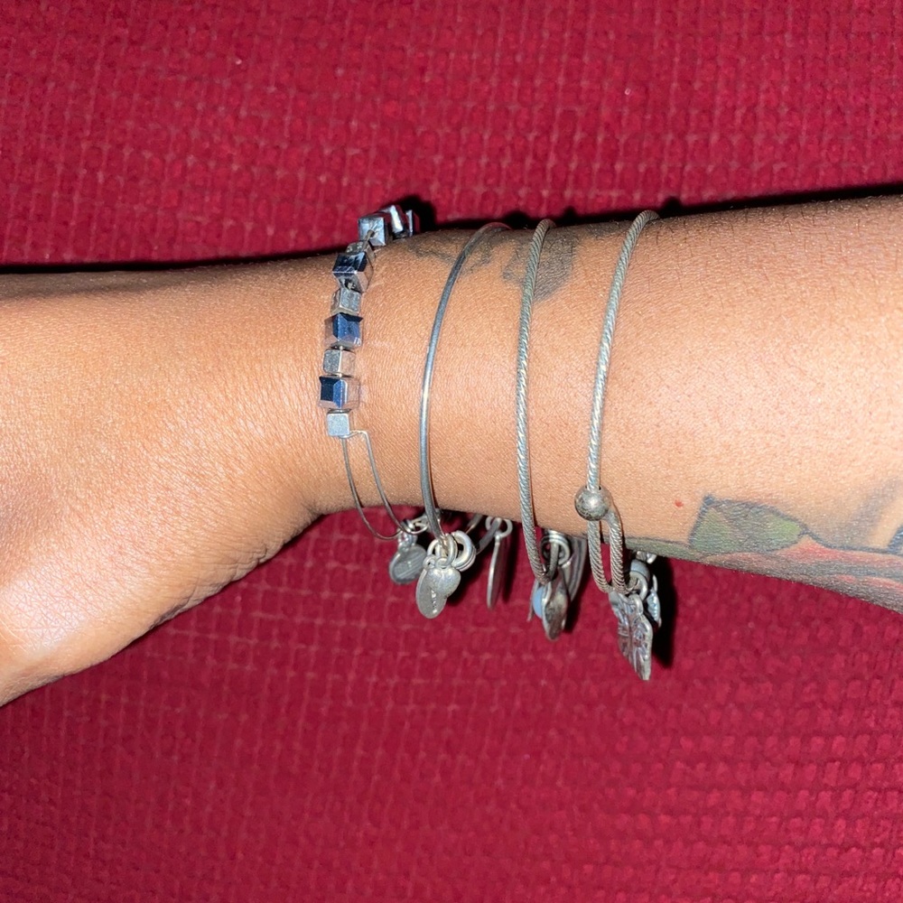 Alex&Ani & expandable bracelets sterling silver